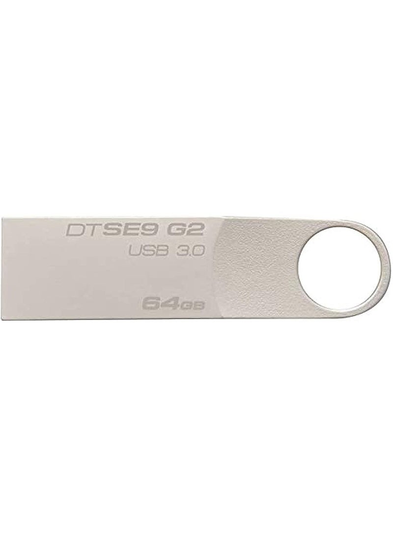 ذاكرة فلاش USB 3.0 بسعة 64GB Data Traveler SE9 G2، مع غلاف معدني - Image 2